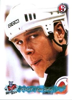 1998-99 SplitSecond Albany River Rats (AHL) #16 Rob Skrlac Front