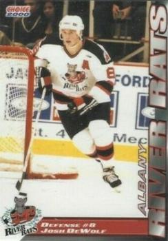 1999-00 SplitSecond Albany River Rats (AHL) #19 Josh DeWolf Front