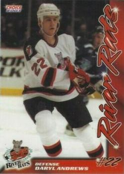 2000-01 Choice Albany River Rats (AHL) #1 Daryl Andrews Front