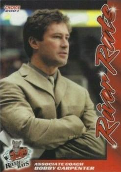 2000-01 Choice Albany River Rats (AHL) #25 Bobby Carpenter Front