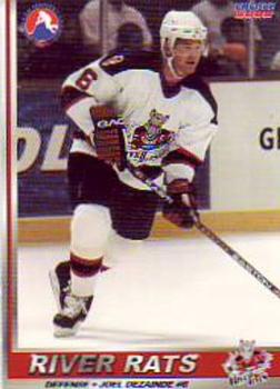 2001-02 Choice Albany River Rats (AHL) #8 Joel Dezainde Front