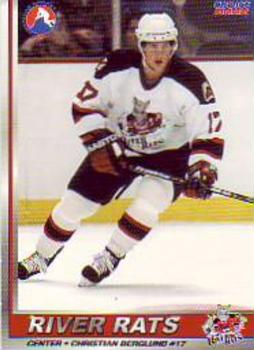 2001-02 Choice Albany River Rats (AHL) #16 Christian Berglund Front