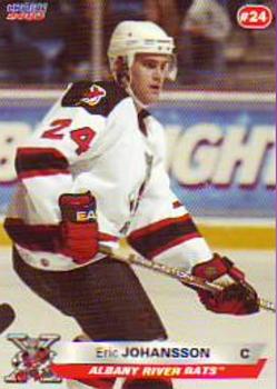 2002-03 Choice Albany River Rats (AHL) #9 Eric Johansson Front
