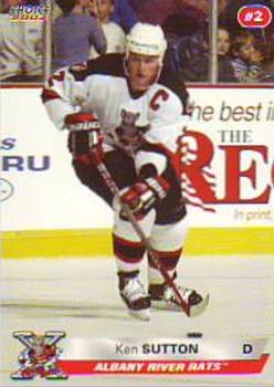 2002-03 Choice Albany River Rats (AHL) #14 Ken Sutton Front
