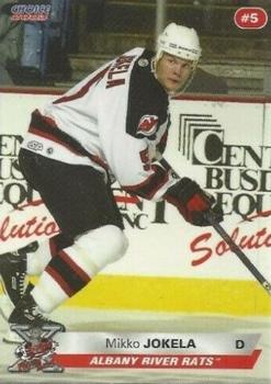 2002-03 Choice Albany River Rats (AHL) #16 Mikko Jokela Front
