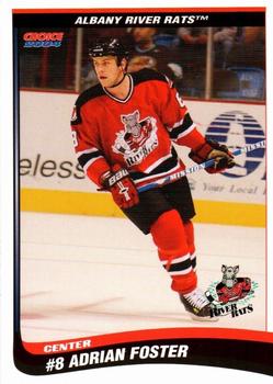 2003-04 Choice Albany River Rats (AHL) #11 Adrian Foster Front