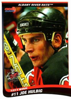 2003-04 Choice Albany River Rats (AHL) #15 Joe Hulbig Front