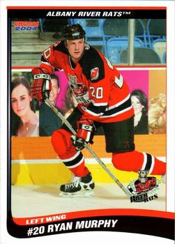 2003-04 Choice Albany River Rats (AHL) #20 Ryan Murphy Front