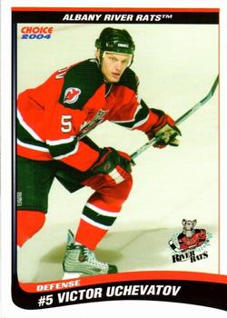 2003-04 Choice Albany River Rats (AHL) #27 Victor Uchevatov Front
