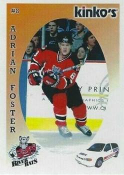 2003-04 Kinko's Albany River Rats (AHL) #NNO Adrian Foster Front