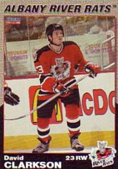 2005-06 Choice Albany River Rats (AHL) #6 David Clarkson Front