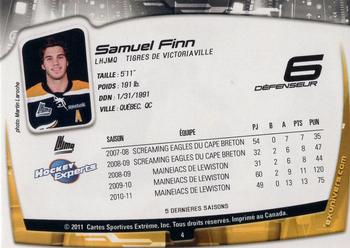 2011-12 Extreme Victoriaville Tigres (QMJHL) #4 Samuel Finn Back