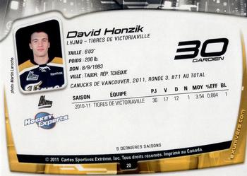 2011-12 Extreme Victoriaville Tigres (QMJHL) #20 David Honzik Back