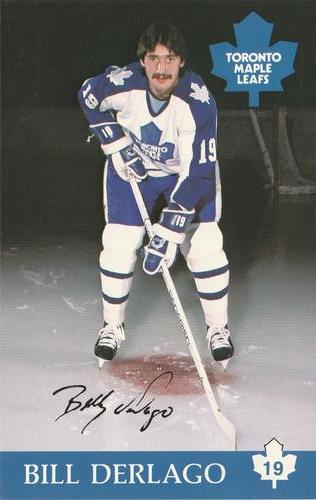1982-83 Toronto Maple Leafs Postcards #NNO Bill Derlago Front