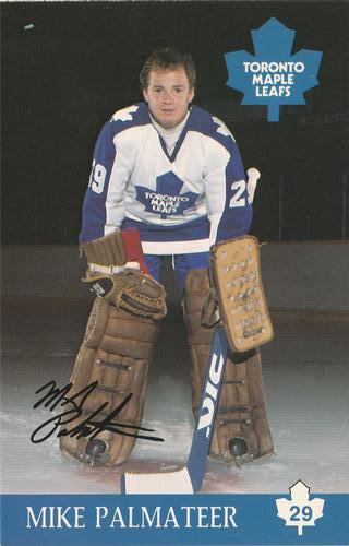 1982-83 Toronto Maple Leafs Postcards #NNO Mike Palmateer Front