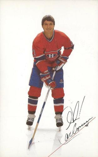 1985-86 Montreal Canadiens Postcards #NNO Guy Carbonneau Front