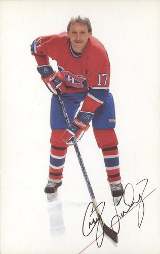 1985-86 Montreal Canadiens Postcards #NNO Craig Ludwig Front
