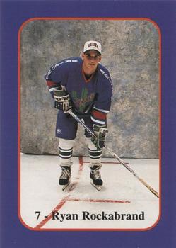 1994-95 Arizona Icecats (ACHA) #NNO Ryan Rockabrand Front