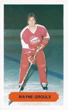 1983-84 Sault Ste. Marie Greyhounds (OHL) #9 Wayne Groulx Front