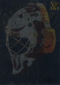 2015-16 In The Game Final Vault - 2006-07 In The Game Between The Pipes - The Mask IV Onyx (Gold Vault Stamp) #M-27 Hannu Toivonen Front