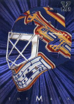 2015-16 In The Game Final Vault - 2001-02 Between The Pipes -The Mask  (Silver Vault Stamp) #NNO Curtis Joseph Front