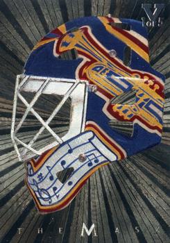 2015-16 In The Game Final Vault - 2001-02 Between The Pipes -The Mask Silver  (Silver Vault Stamp) #NNO Curtis Joseph Front