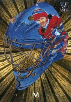 2015-16 In The Game Final Vault - 2001-02 Between The Pipes -The Mask Gold  (Silver Vault Stamp) #NNO Jeff Hackett Front