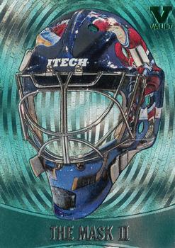 2015-16 In The Game Final Vault - 2002-03 Between The Pipes The Mask II  (Green Vault Stamp) #M-29 Jeff Hackett Front