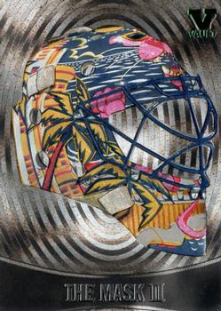 2015-16 In The Game Final Vault - 2002-03 Between The Pipes - The Mask II Silver (Green Vault Stamp) #M-13 Roberto Luongo Front