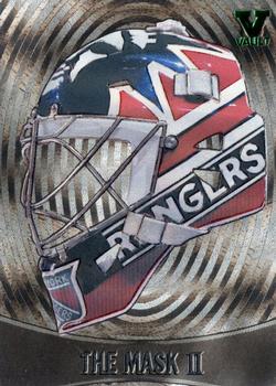 2015-16 In The Game Final Vault - 2002-03 Between The Pipes - The Mask II Silver (Green Vault Stamp) #M-18 Mike Richter Front