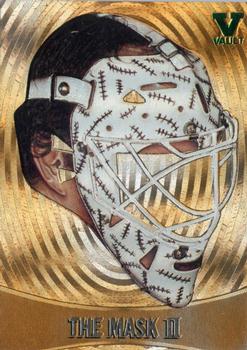 2015-16 In The Game Final Vault - 2002-03 Between The Pipes - The Mask II Gold (Green Vault Stamp) #M-3 Steve Shields Front