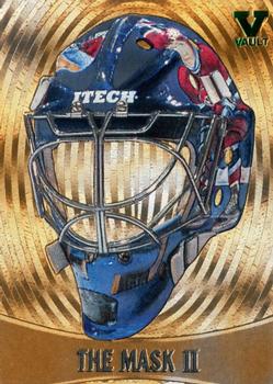 2015-16 In The Game Final Vault - 2002-03 Between The Pipes The Mask II Gold  (Green Vault Stamp) #M-29 Jeff Hackett Front