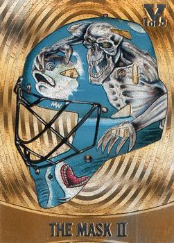 2015-16 In The Game Final Vault - 2002-03 Between The Pipes The Mask II Gold  (Silver Vault Stamp) #M-24 Evgeni Nabokov Front