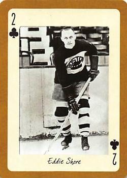 2005 Hockey Legends Boston Bruins Playing Cards #2♣ Eddie Shore Front