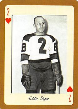 2005 Hockey Legends Boston Bruins Playing Cards #2♥ Eddie Shore Front