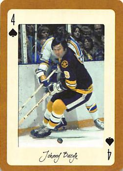 2005 Hockey Legends Boston Bruins Playing Cards #4♠ Johnny Bucyk Front