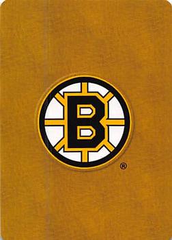 2005 Hockey Legends Boston Bruins Playing Cards #6♥ Tiny Thompson Back