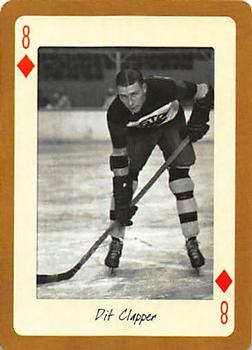 2005 Hockey Legends Boston Bruins Playing Cards #8♦ Dit Clapper Front