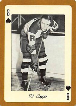 2005 Hockey Legends Boston Bruins Playing Cards #8♠ Dit Clapper Front