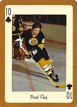 2005 Hockey Legends Boston Bruins Playing Cards #10♣ Brad Park Front