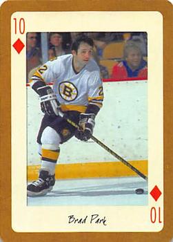 2005 Hockey Legends Boston Bruins Playing Cards #10♦ Brad Park Front