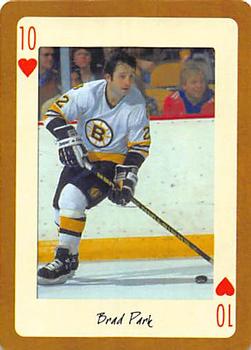 2005 Hockey Legends Boston Bruins Playing Cards #10♥ Brad Park Front