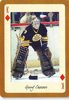2005 Hockey Legends Boston Bruins Playing Cards #K♦ Gerry Cheevers Front