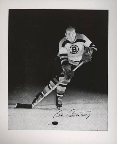 1955-56 Boston Bruins Photos #NNO Bob Armstrong Front