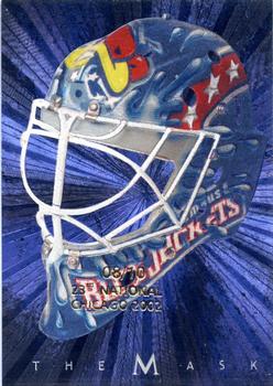 2001-02 Be a Player Between the Pipes - The Mask  23rd Chicago National 2002 #36 Ron Tugnutt Front