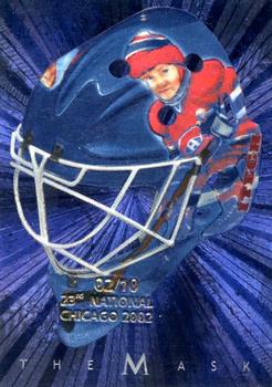2001-02 Be a Player Between the Pipes - The Mask  23rd Chicago National 2002 #37 Jeff Hackett Front