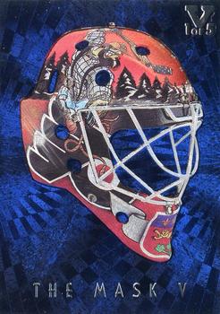 2015-16 In The Game Final Vault - 2007-08 In The Game Between The Pipes - The Mask V (Silver Vault Stamp) #M-15 Martin Biron Front