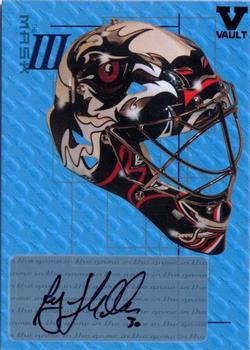2015-16 In The Game Final Vault - 2003-04 Be A Player Memorabilia - Masks III Autographs (Black Vault Stamp) #M-RM Ryan Miller Front