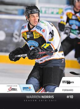2010-11 Erste Bank Eishockey Liga #3 Warren Norris Front