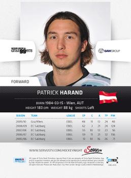 2010-11 Erste Bank Eishockey Liga #5 Patrick Harand Back